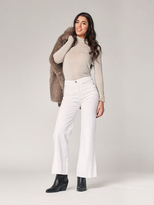 Dolcevita cashmere con pizzo