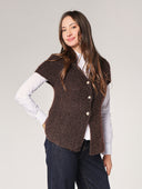 Gilet maglia due bottoni