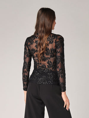 Maglia con paillettes