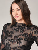 Maglia con paillettes