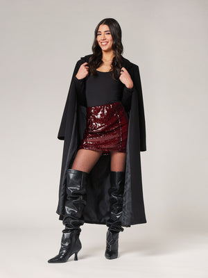 Minigonna paillettes