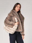 Borsa pelliccia con tracolla