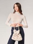 Borsa pelliccia a mano