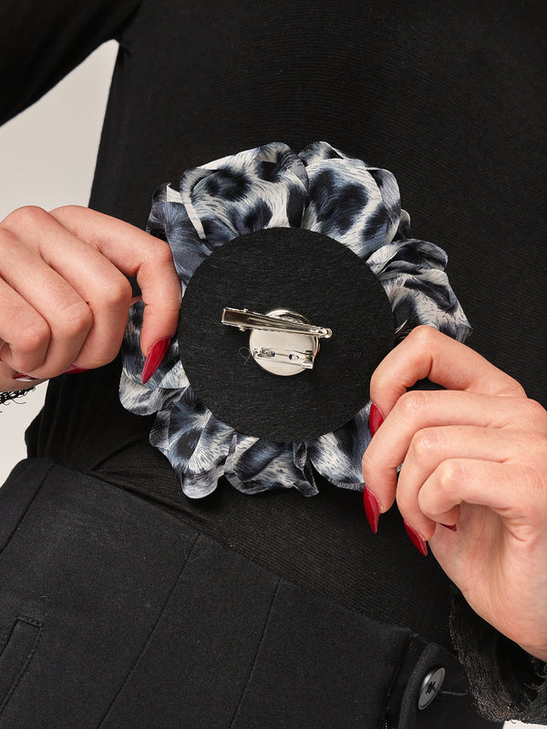 Spilla a rosa animal