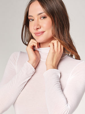 Body cashmere collo alto