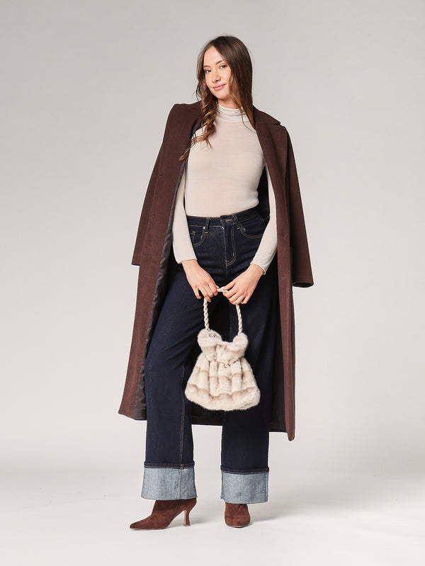 Body cashmere collo alto