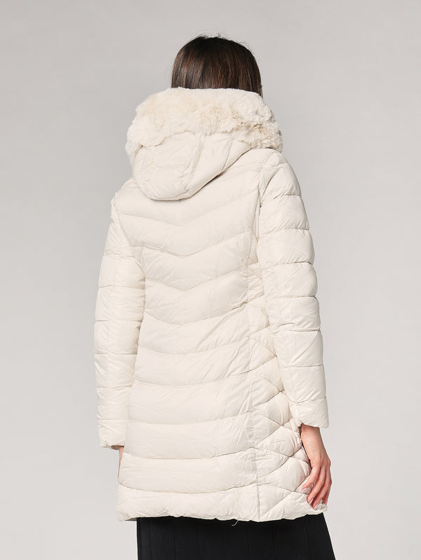 Piumino con cappuccio