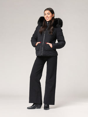 Piumino con cappuccio