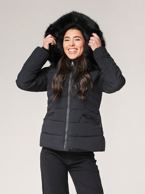 Piumino con cappuccio