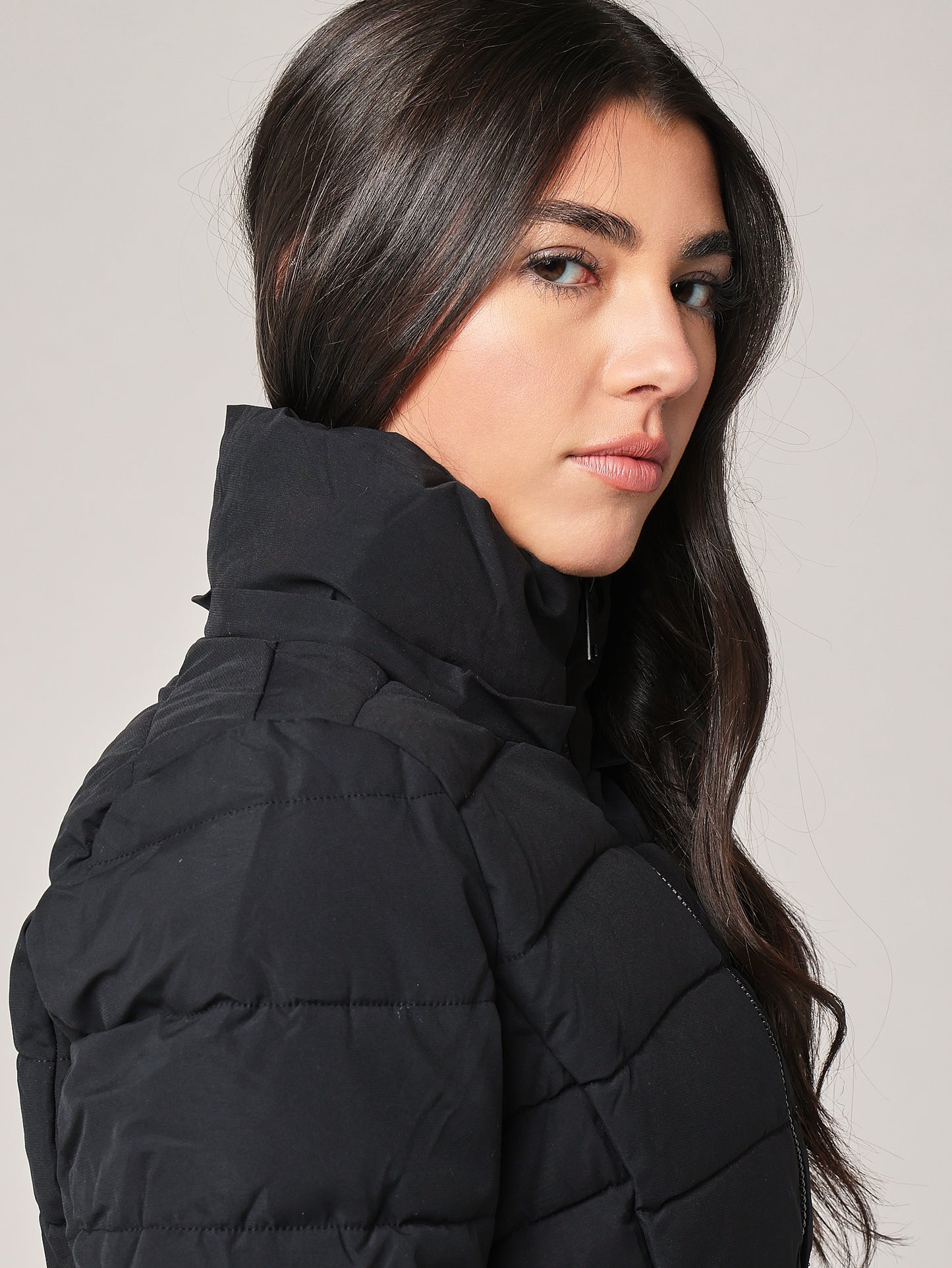 Piumino con cappuccio