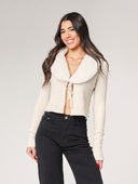 Maglia collo pelliccia