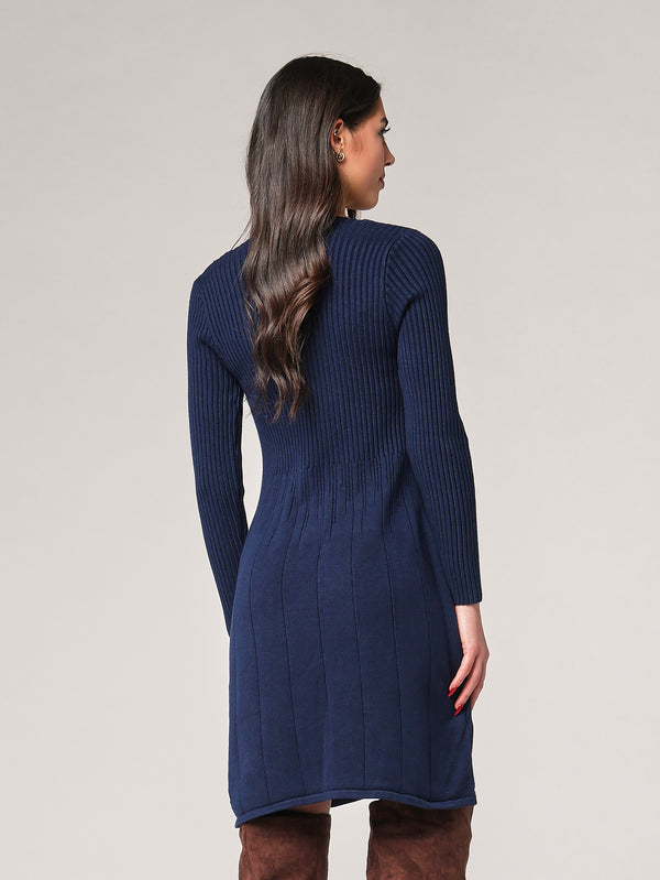 Abito maglia collo V