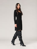 Abito maglia collo V