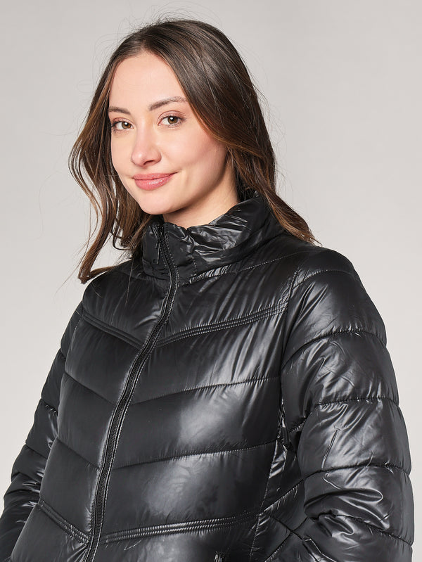 Piumino con cappuccio