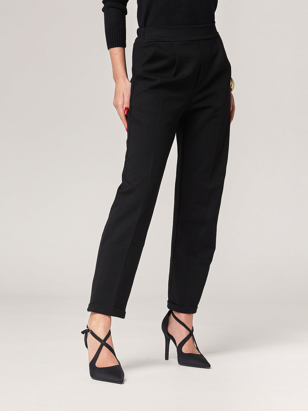 Pantalone pm con risvolto