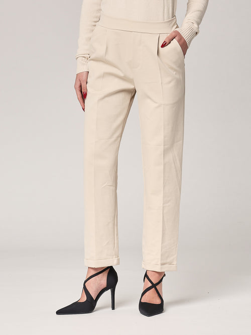 Pantalone pm con risvolto