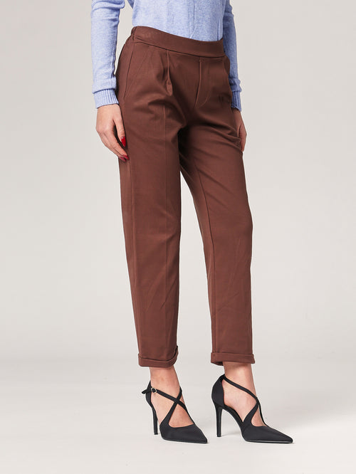 Pantalone pm con risvolto