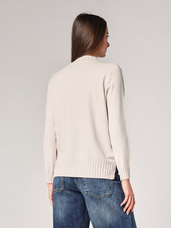 Lupetto con paillettes