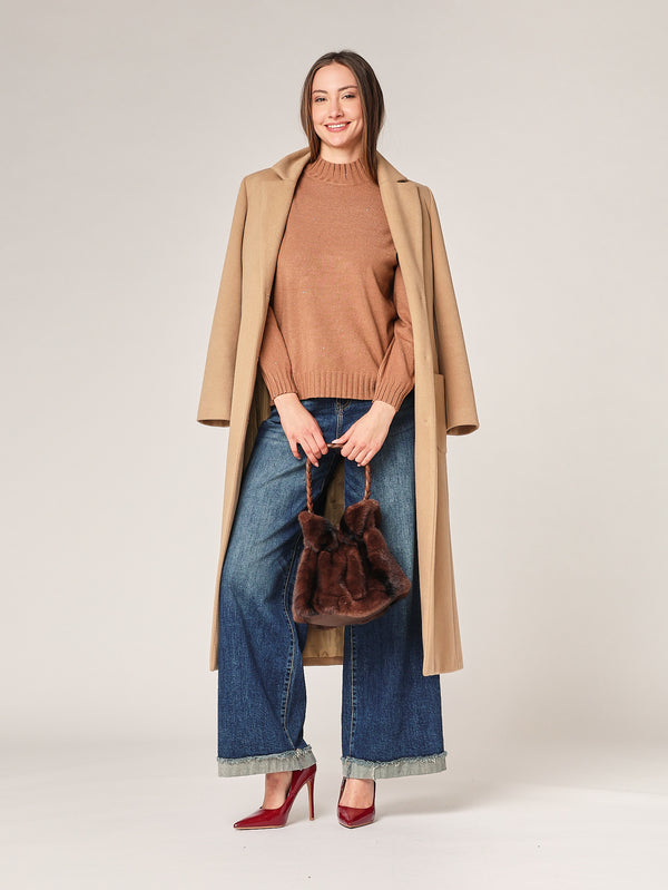 Lupetto con paillettes