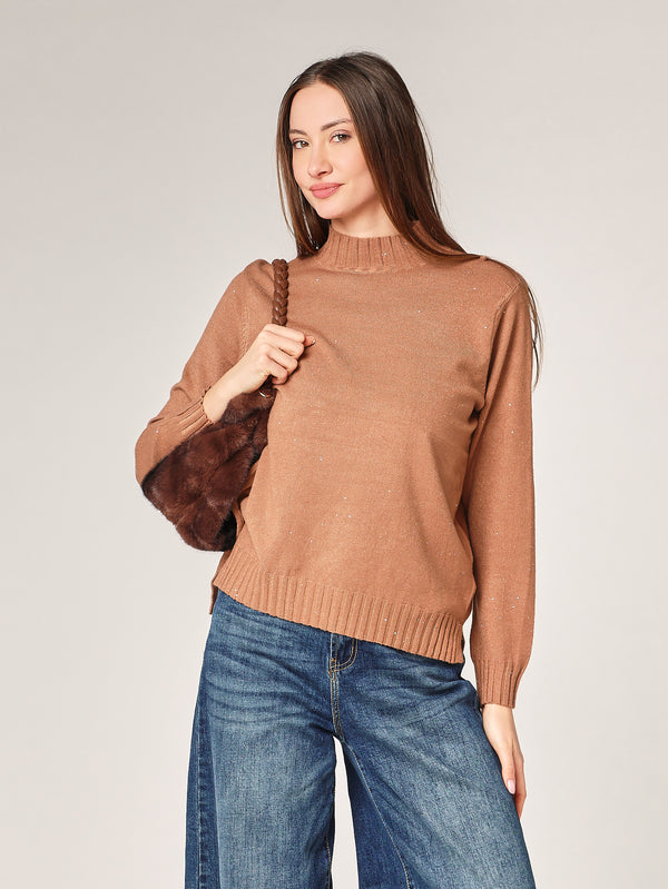 Lupetto con paillettes