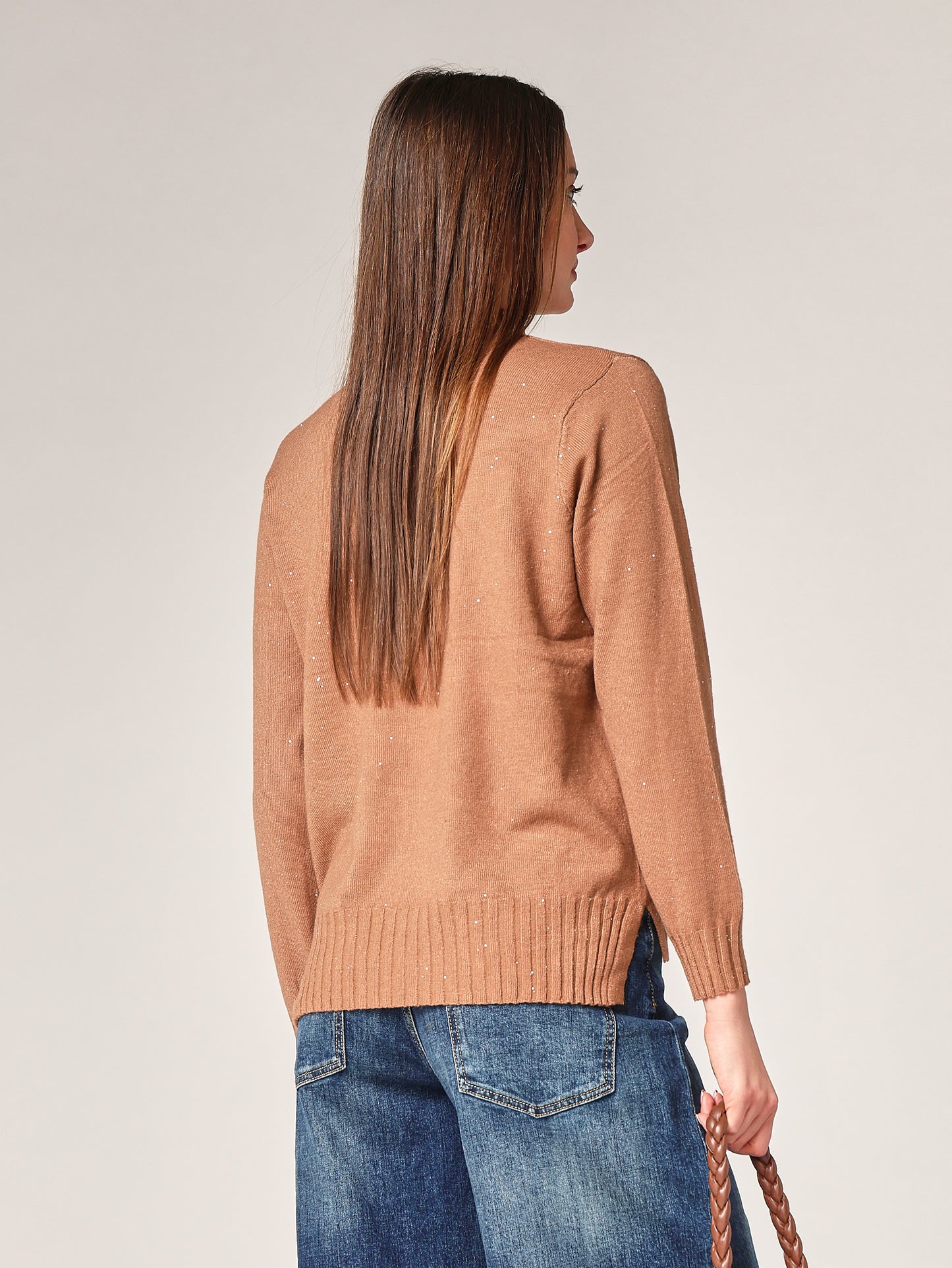 Lupetto con paillettes