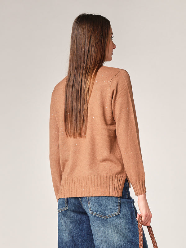 Lupetto con paillettes