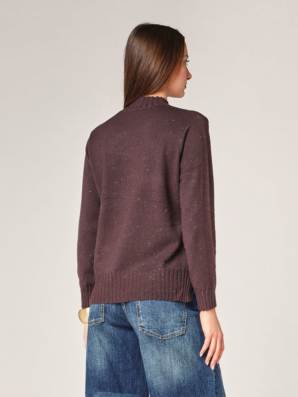Lupetto con paillettes