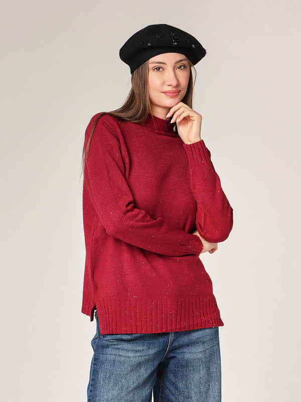 Lupetto con paillettes