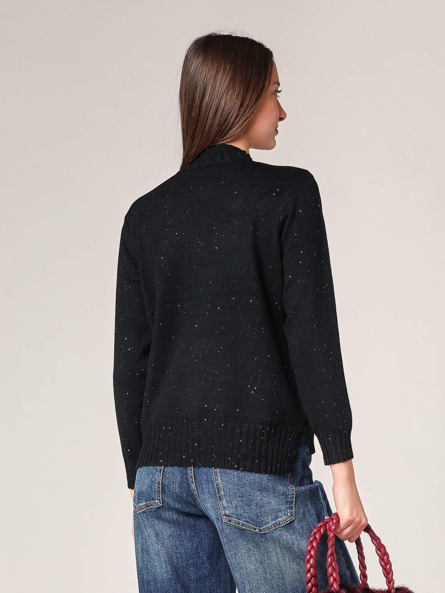 Lupetto con paillettes