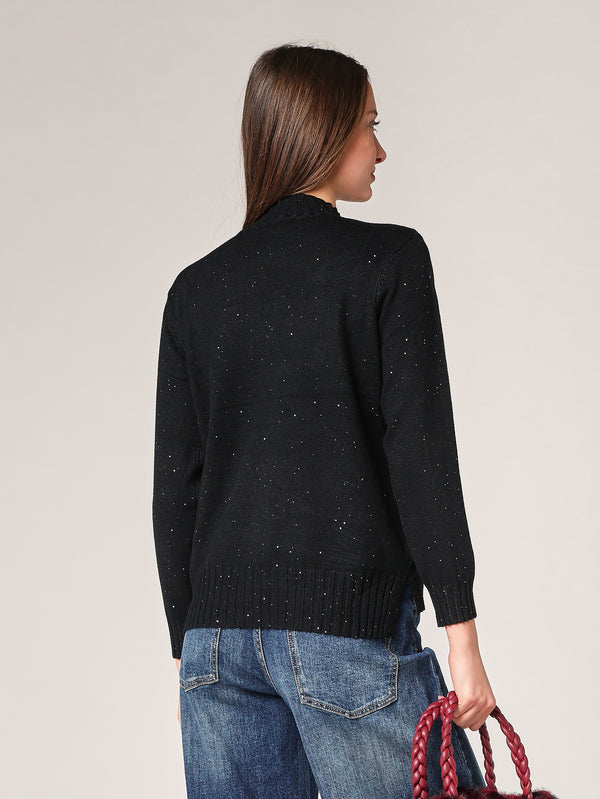 Lupetto con paillettes