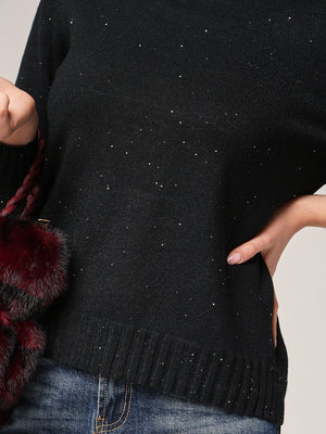 Lupetto con paillettes