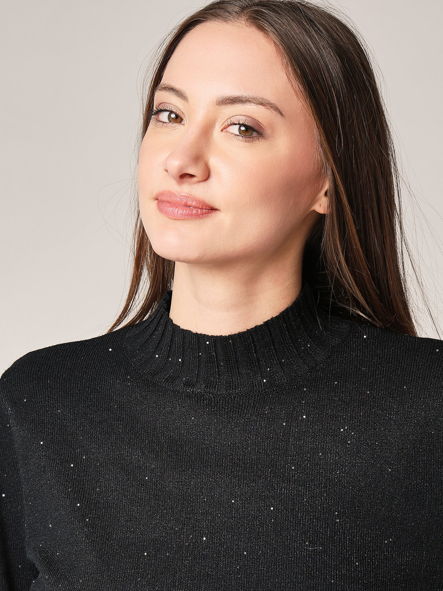 Lupetto con paillettes