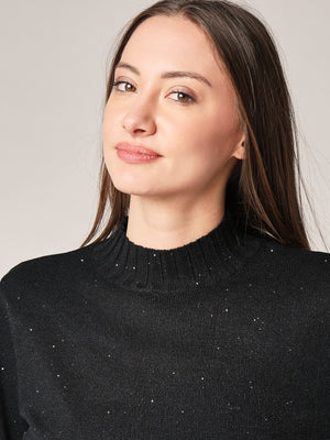 Lupetto con paillettes