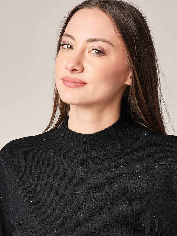 Lupetto con paillettes