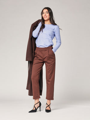 Pantalone pm con risvolto