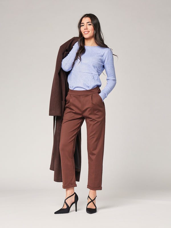 Pantalone pm con risvolto