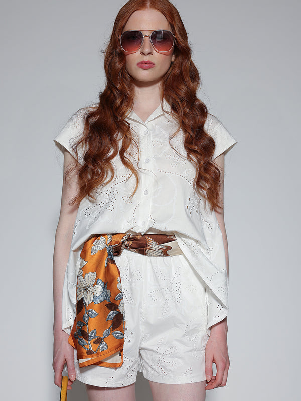 Camicia sangallo lunga dietro