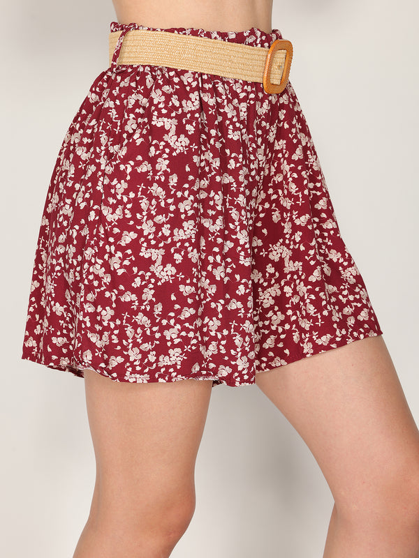 Shorts in fantasia floreale
