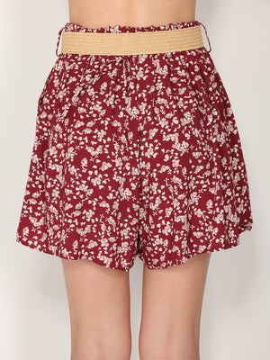 Shorts in fantasia floreale
