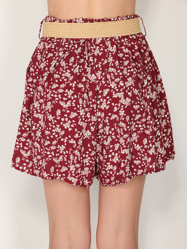 Shorts in fantasia floreale