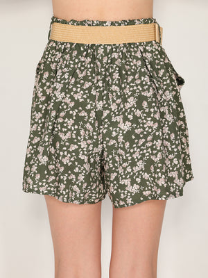 Shorts in fantasia floreale