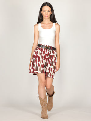 Shorts in fantasia a pois