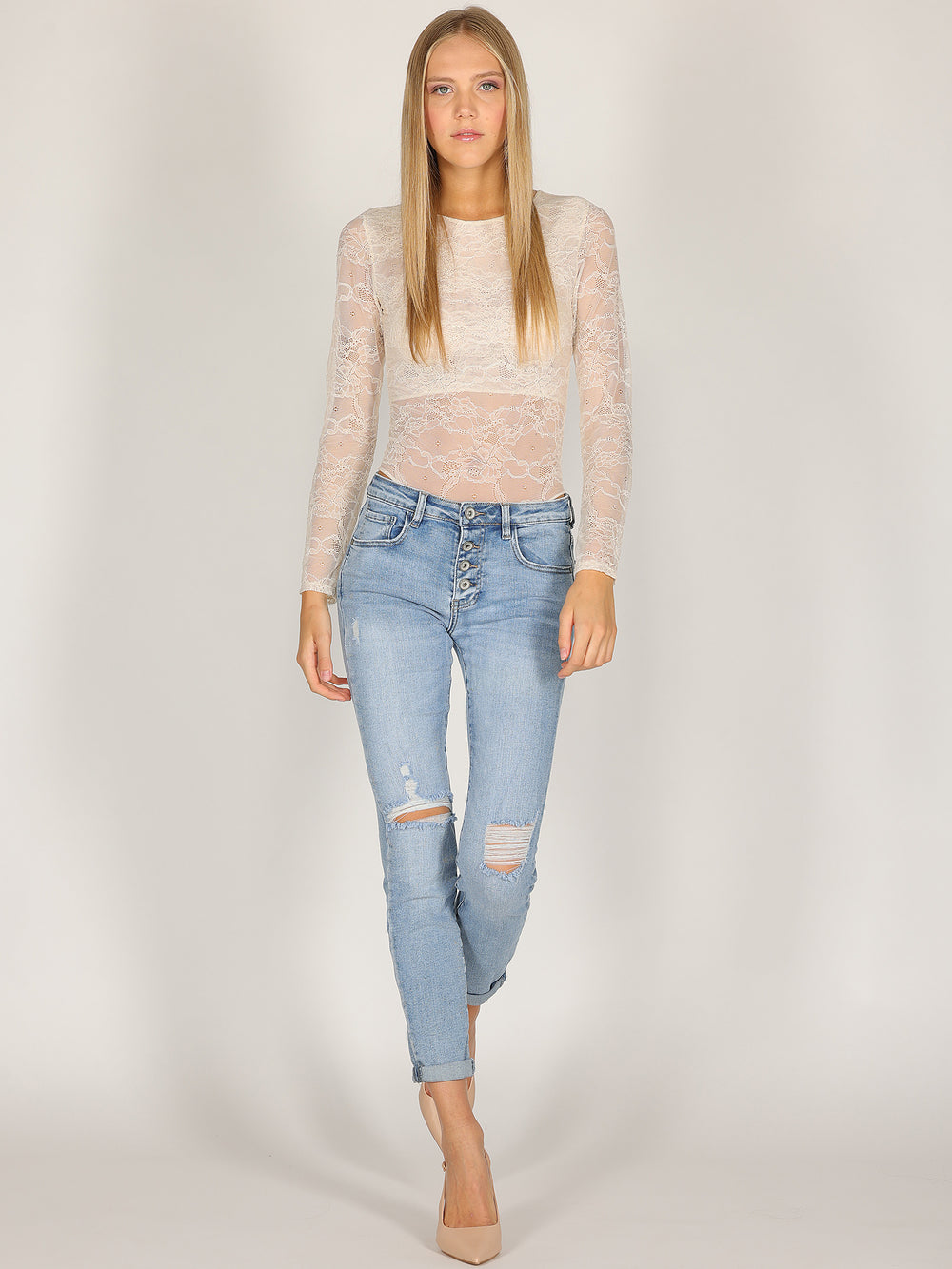 Jeans strappati