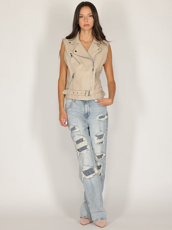 Gilet ecopelle