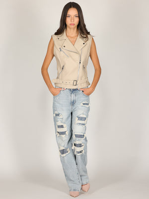 Gilet ecopelle