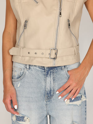Gilet ecopelle