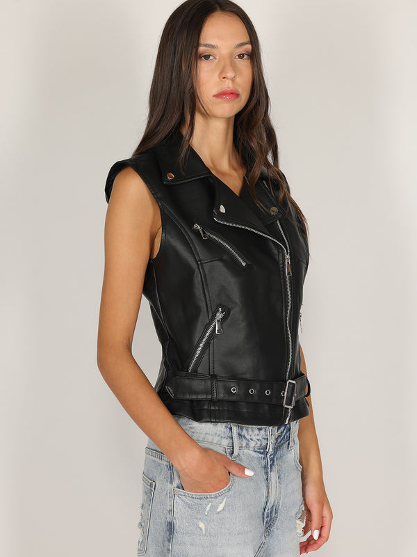 Gilet ecopelle
