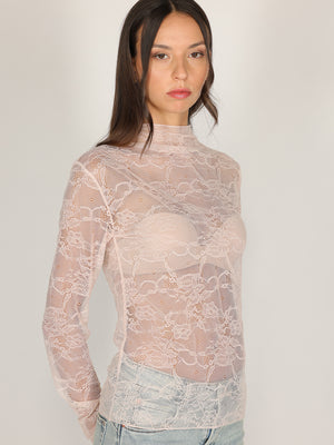 Maglia Rosa in pizzo