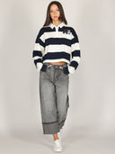 Jeans con risvolto