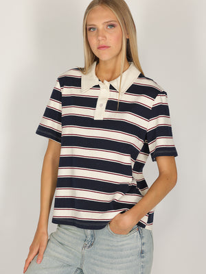 Polo Blu a righe
